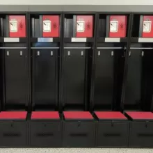 Optional security compartments keep items secure.