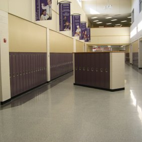 Quiet Corridor Lockers