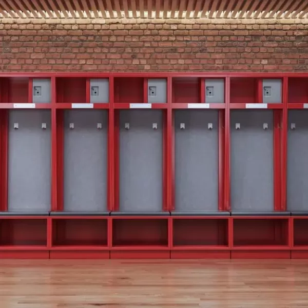 Red Flex Elite open-front Athletic Sport Lockers