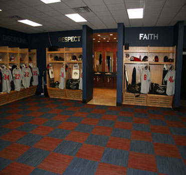 Baseball locker room  Vestiário, Estádios